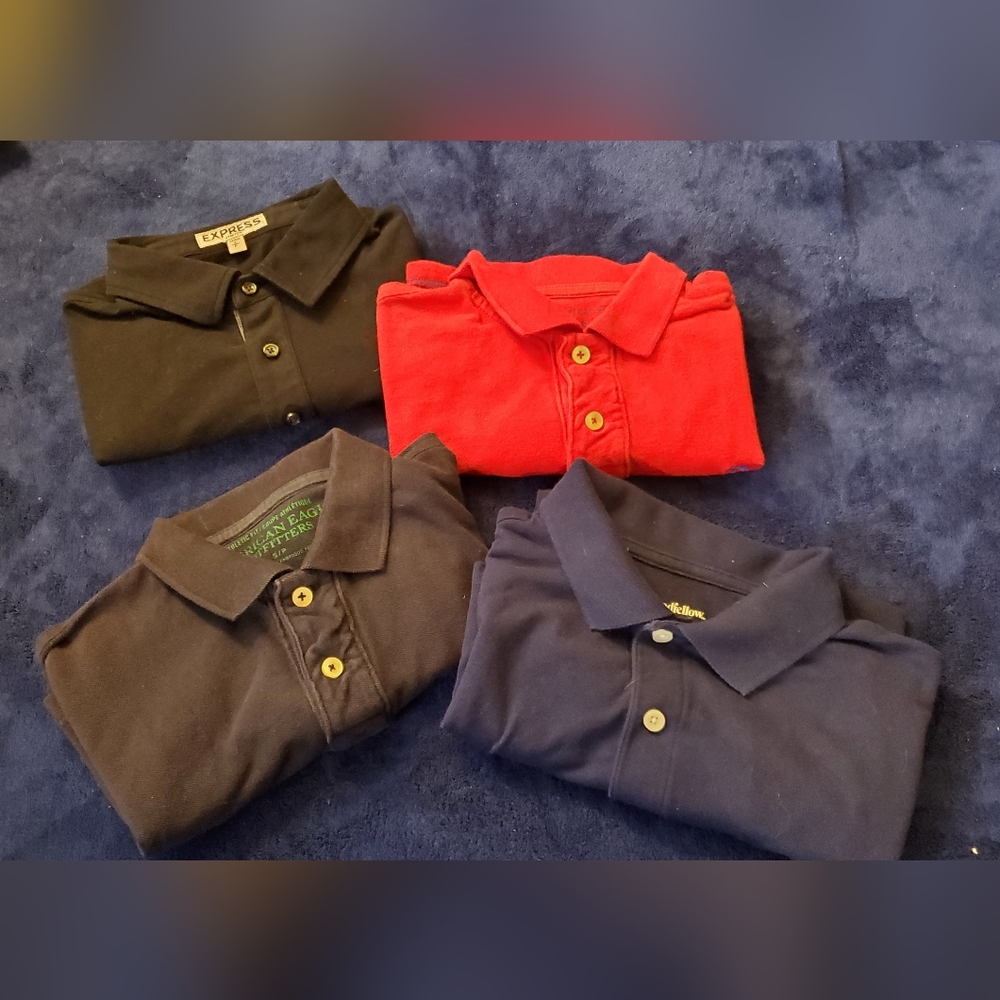Mens Polo Bundle Of 4